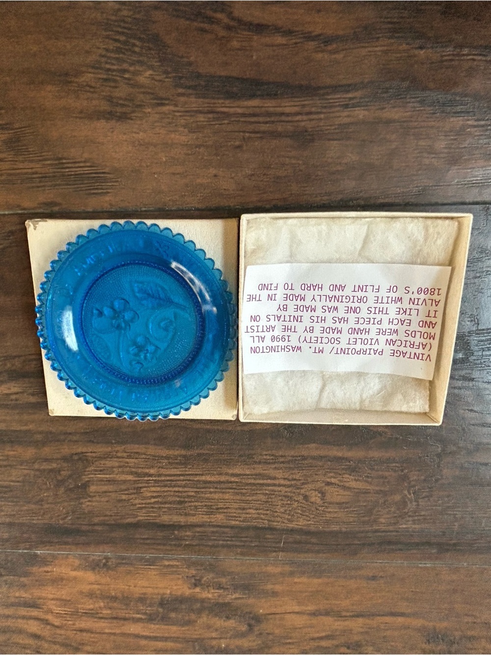 American Violet Society
Replica Dish